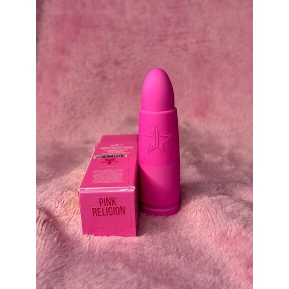 New! Pink Religion Jeffree Star Velvet Trap Lipstick BNIB NWT Collection Rare - Picture 1 of 3